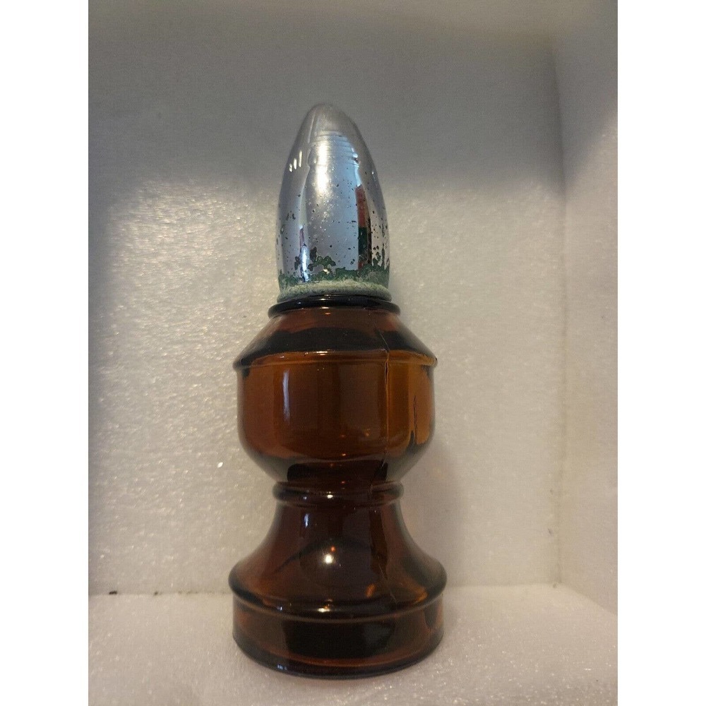 Vintage Avon Bottle Bishop Chess Piece Amber Aftershave Perfume Cologne - Picture 3 of 8